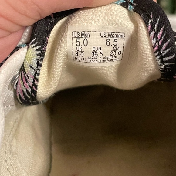 Vans Era Paradise low top floral sneakers. Good condition. Women’s Sz 6.5 - Picture 8 of 9